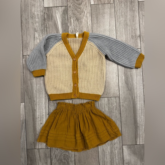 Wild Wawa Rainbow Knit Cardigan size 3-4 - Picture 2 of 7